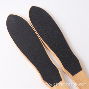 Double Sided foot spa pedicure wood foot file